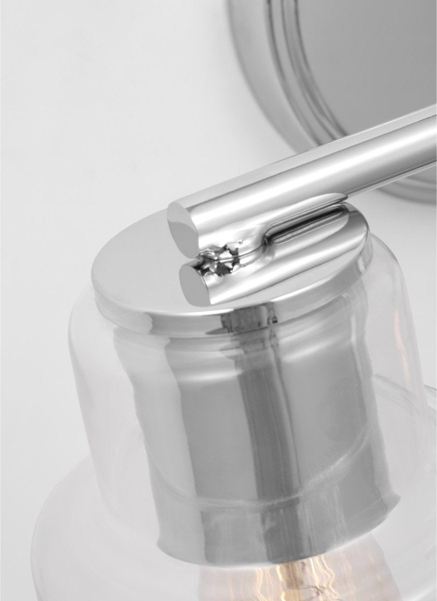 Luminaire de vanité Sayward - Chrome 14 1/8" by Visual Comfort Studio | Luminaires & cie