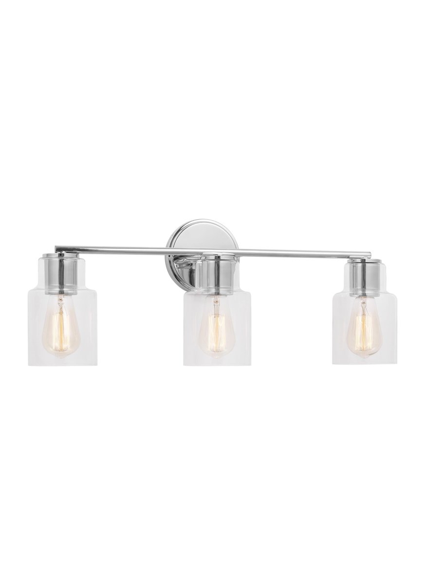 Luminaire de vanité Sayward - Chrome 24" by Visual Comfort Studio | Luminaires & cie