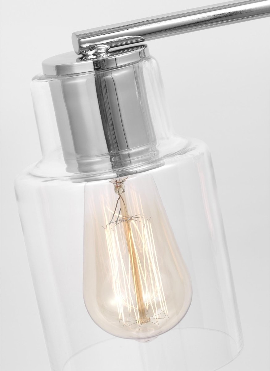 Luminaire de vanité Sayward - Chrome 32 3/8" by Visual Comfort Studio | Luminaires & cie