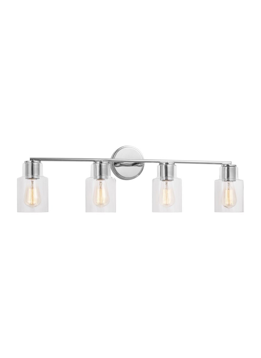 Luminaire de vanité Sayward - Chrome 32 3/8" by Visual Comfort Studio | Luminaires & cie