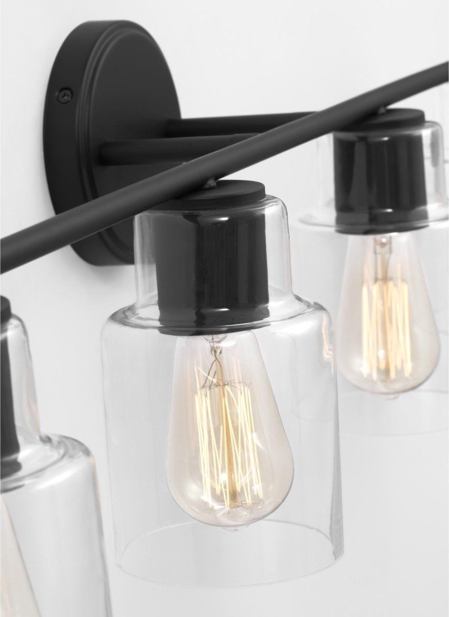 Luminaire de vanité Sayward - Noir de minuit 32 3/8" by Visual Comfort Studio | Luminaires & cie