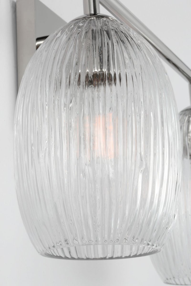 Luminaire de vanité Serafina - Nickel poli 27" by Visual Comfort Studio | Luminaires & cie