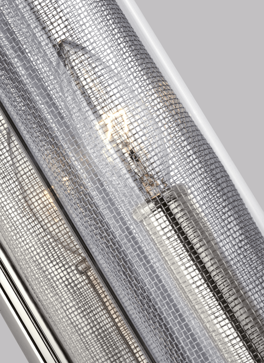 Luminaire de vanité Silo - Nickel poli by Visual Comfort Studio | Luminaires & cie