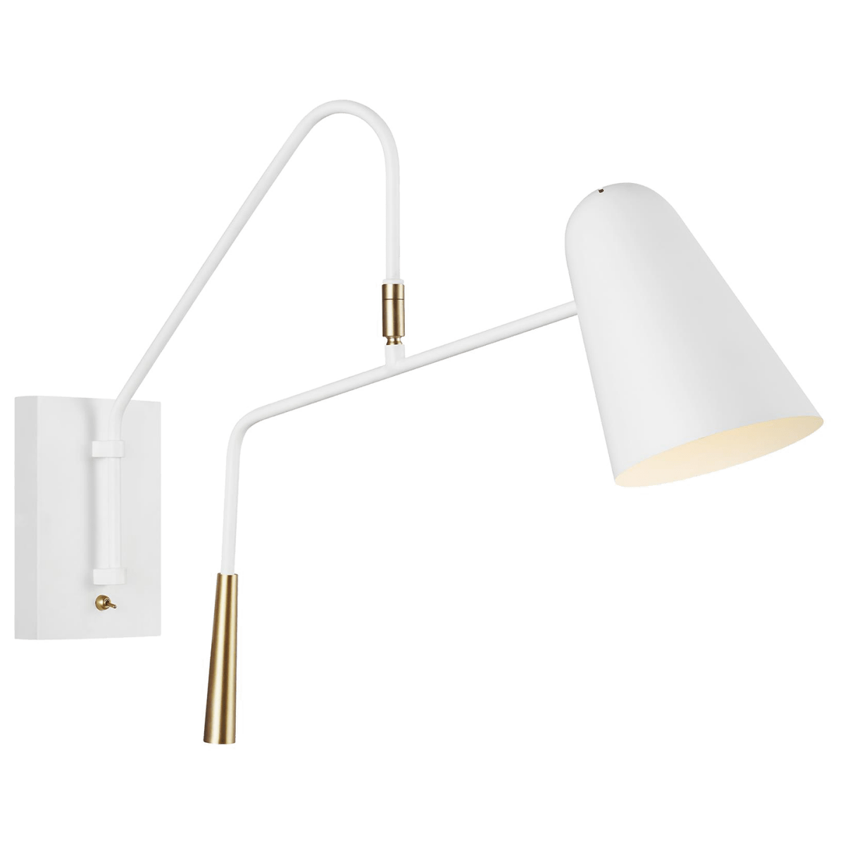 Luminaire de vanité Simon - Blanc mat by Visual Comfort Studio | Luminaires & cie