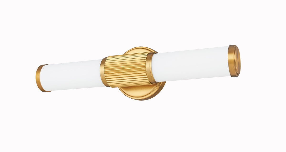 Barre d'éclairage de salle de bain Solange Or moderne, 18 1/2" – vue 4