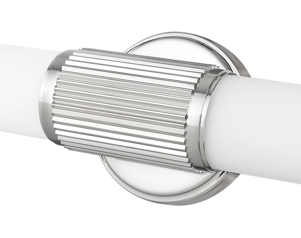 Barre d'éclairage de salle de bain Solange Nickel brossé, 25 1/2" – vue 5
