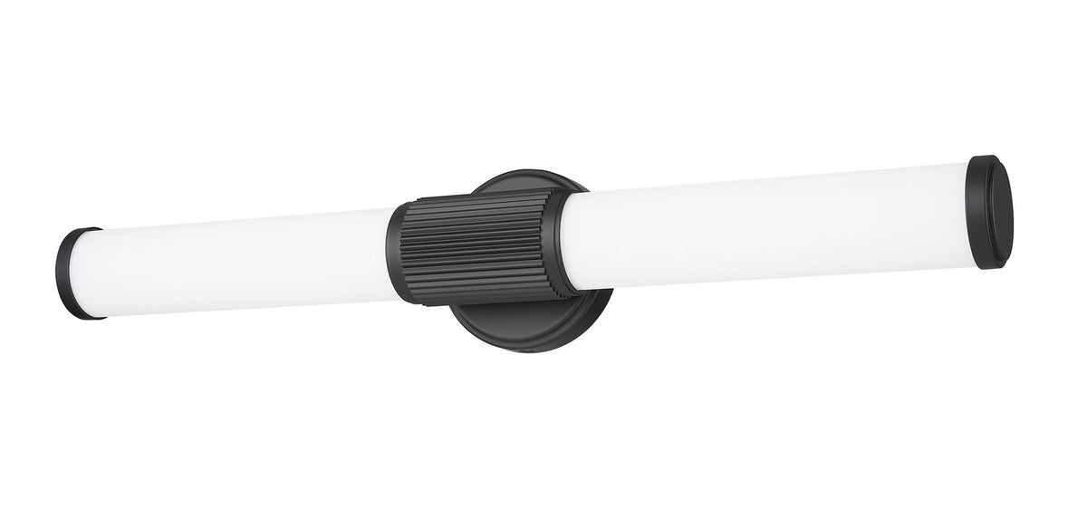 Barre d'éclairage de salle de bain Solange Noir mat, 25 1/2" – vue 4