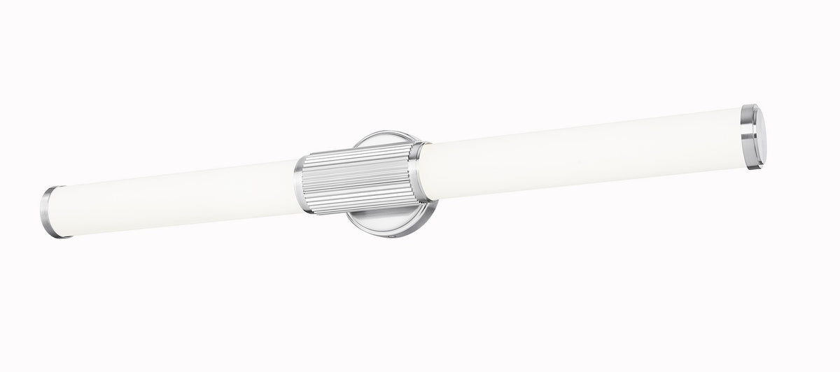 Barre d'éclairage de salle de bain Solange Nickel brossé, 32 1/2" – vue 2