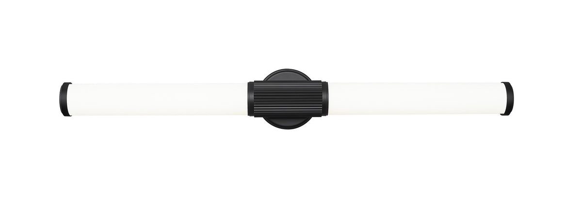 Barre d'éclairage de salle de bain Solange Noir mat, 32 1/2" – vue 3