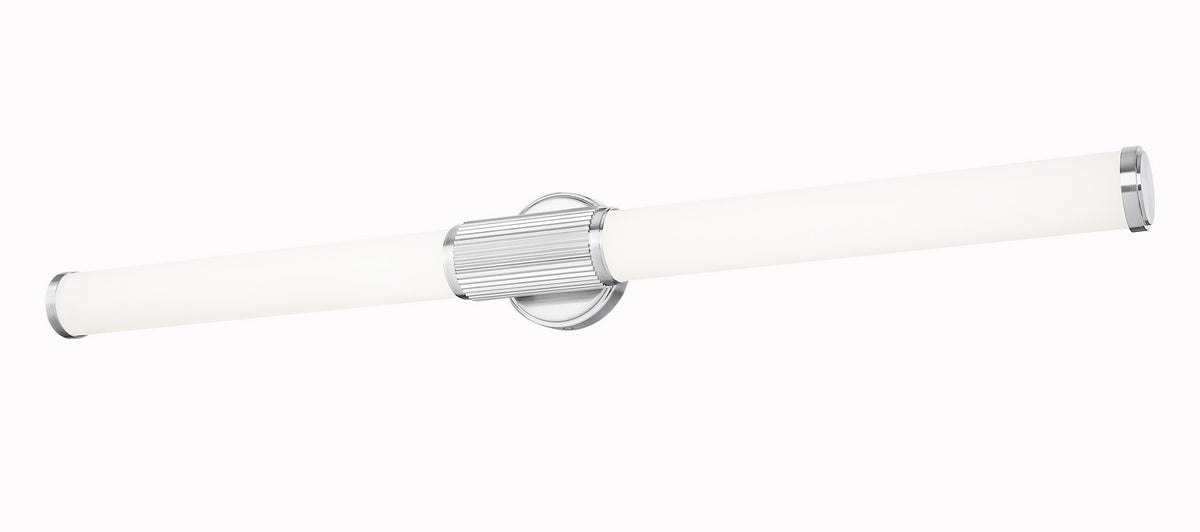Barre d'éclairage de salle de bain Solange Nickel brossé, 40 1/2" – vue 2
