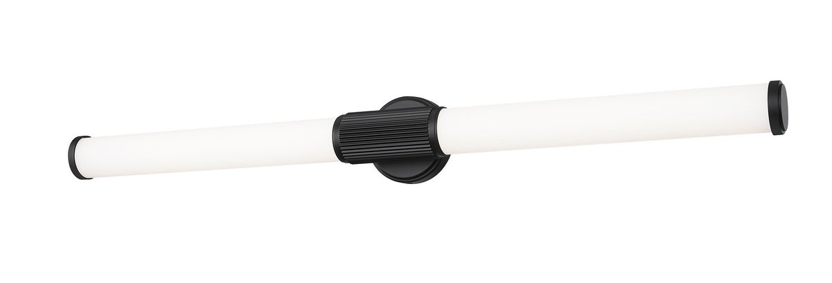 Barre d'éclairage de salle de bain Solange Noir mat, 40 1/2" – vue 2