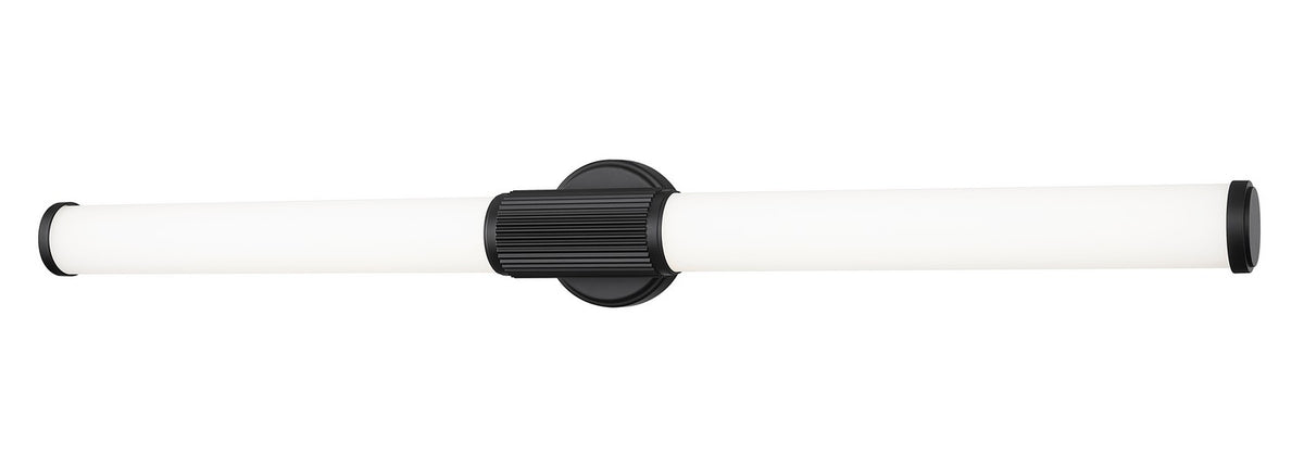 Barre d'éclairage de salle de bain Solange Noir mat, 40 1/2" – Z-Lite