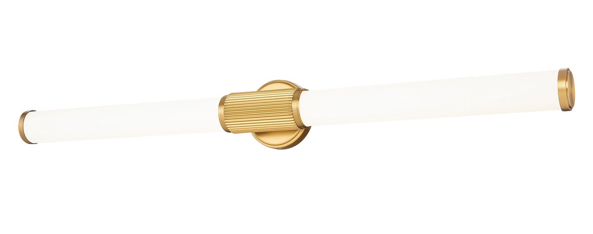 Barre d'éclairage de salle de bain Solange Or moderne, 40 1/2" – vue 2