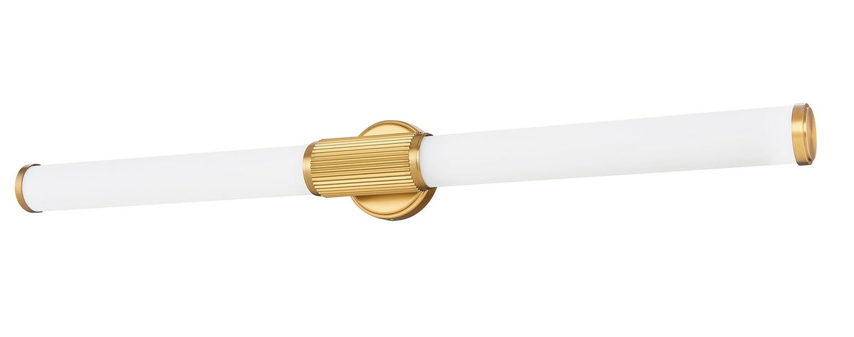 Barre d'éclairage de salle de bain Solange Or moderne, 40 1/2" – vue 4