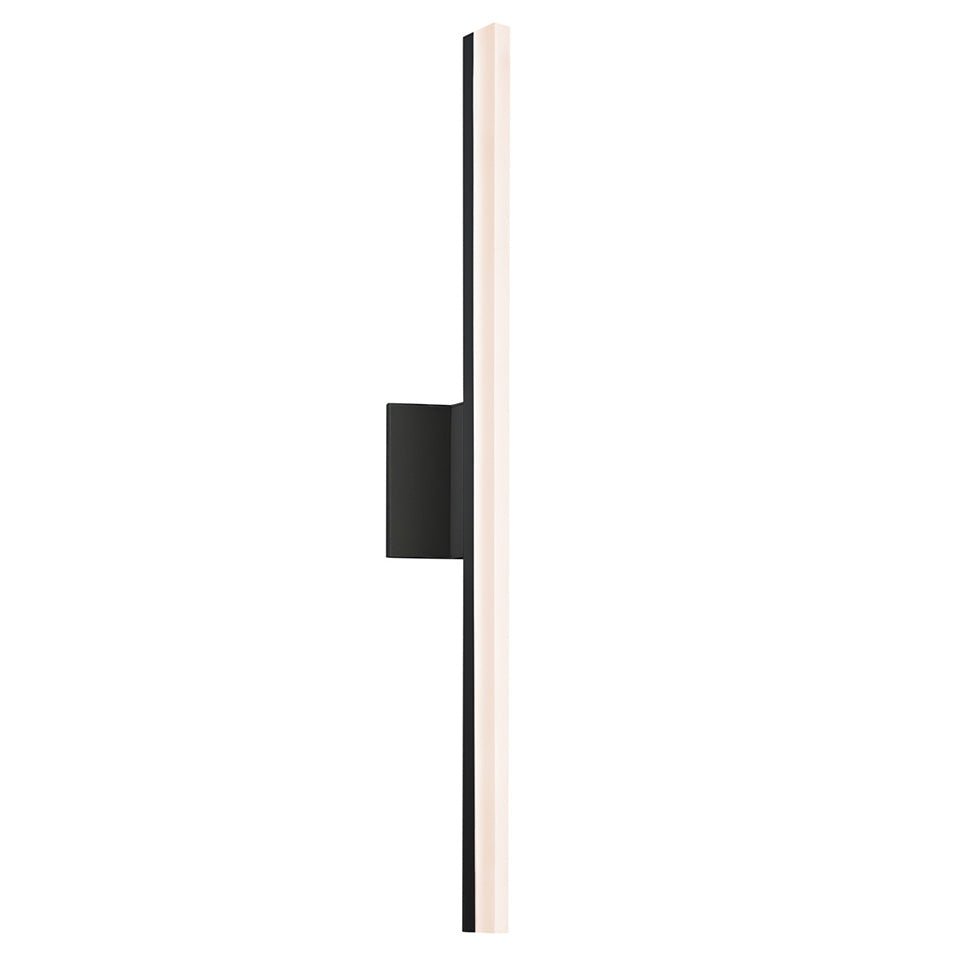 Luminaire de vanité Stilleto - Noir Satiné 31.75" by Sonneman | Luminaires & cie