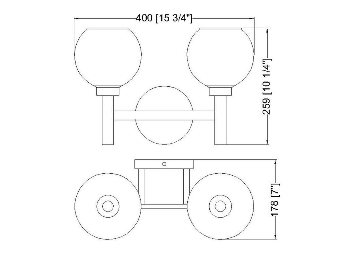Luminaire de vanité Sutton Or brossé, 15 3/4" – vue 6