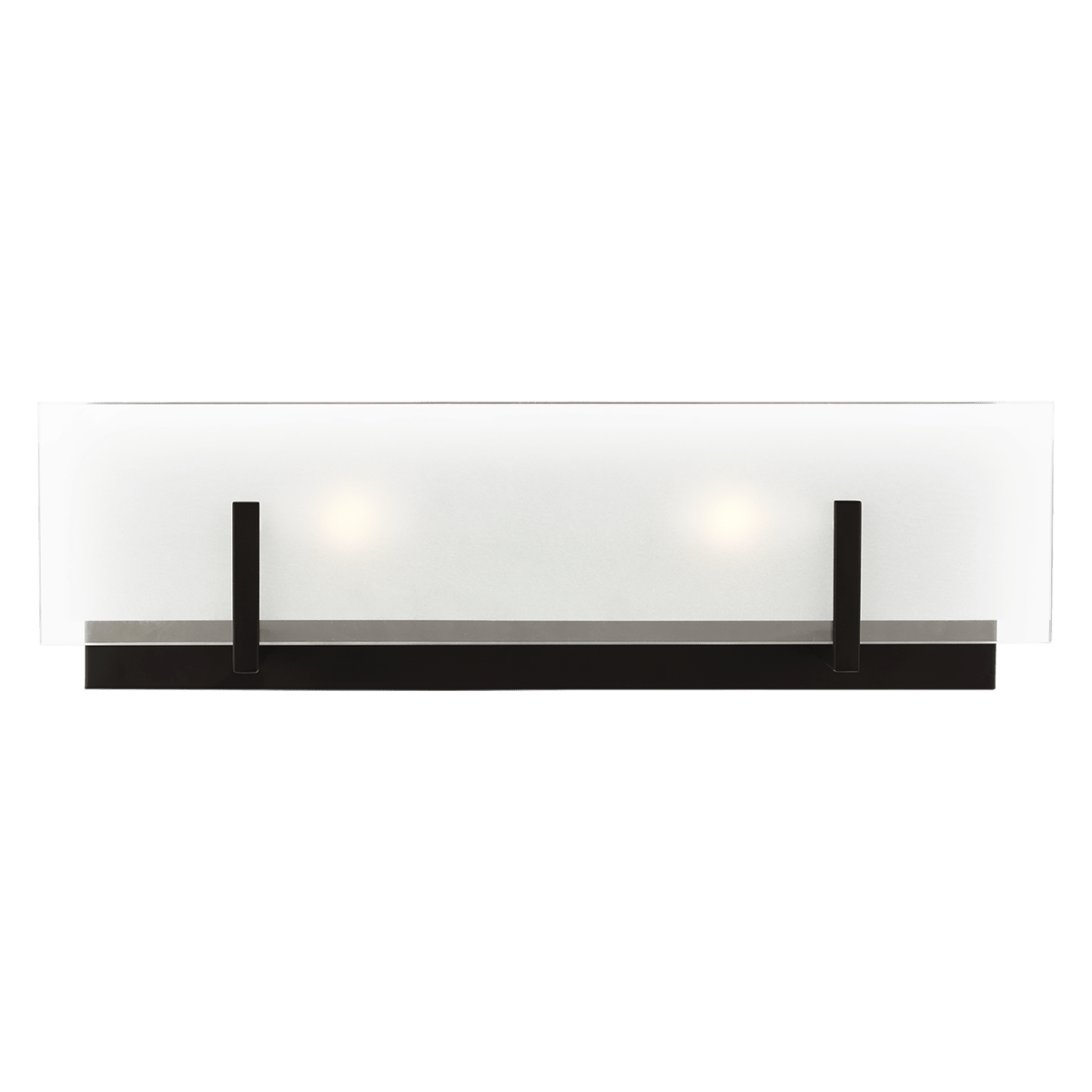 Luminaire de vanité Syll - Noir de minuit 18" Ampoules DEL incluses by Visual Comfort Studio | Luminaires & cie