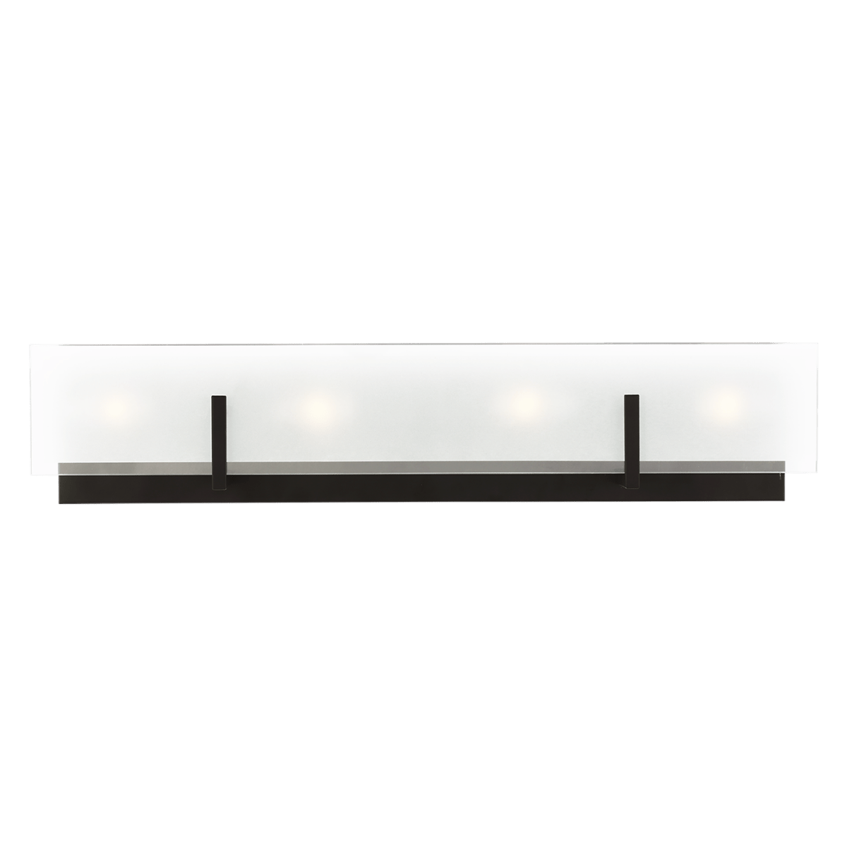 Luminaire de vanité Syll - Noir de minuit 26" Ampoules DEL incluses by Visual Comfort Studio | Luminaires & cie