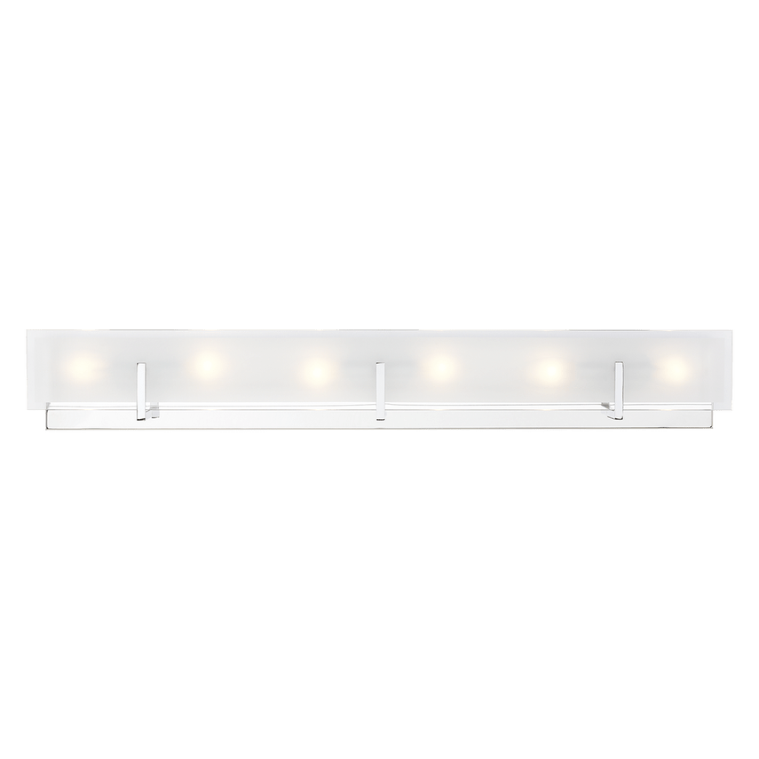 Luminaire de vanité Syll - Chrome 38" Ampoules non - incluses by Visual Comfort Studio | Luminaires & cie
