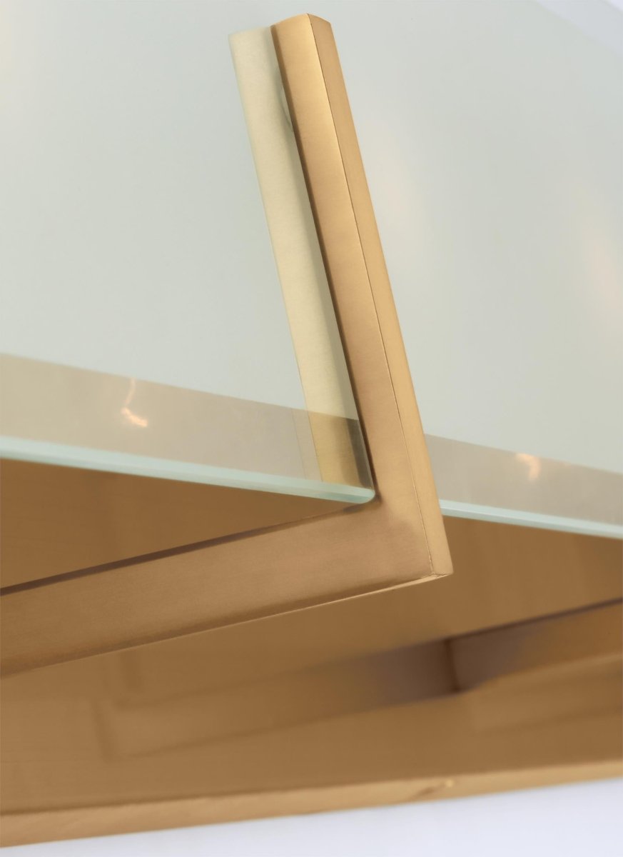 Luminaire de vanité Syll - Laiton satiné 38" Ampoules non - incluses by Visual Comfort Studio | Luminaires & cie