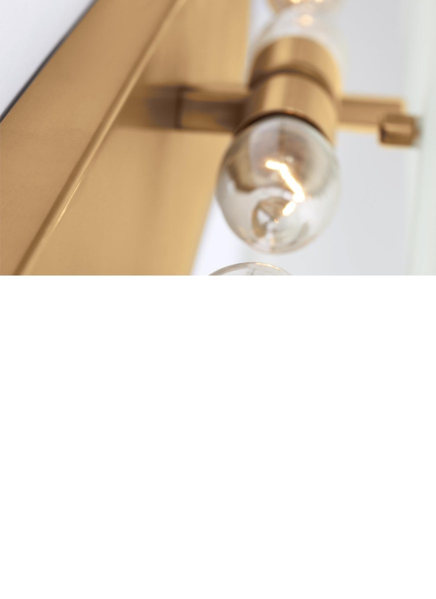 Luminaire de vanité Syll - Laiton satiné 38" Ampoules non - incluses by Visual Comfort Studio | Luminaires & cie