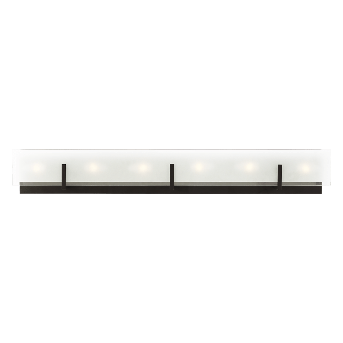 Luminaire de vanité Syll - Noir de minuit 38" Ampoules DEL incluses by Visual Comfort Studio | Luminaires & cie