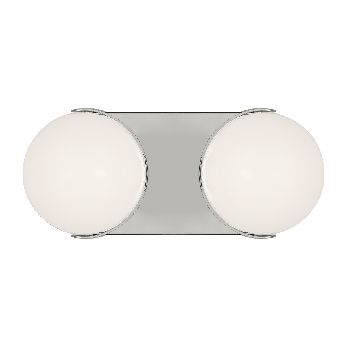 Luminaire de vanité Syrie - Nickel poli 11 7/8" by Visual Comfort Studio | Luminaires & cie