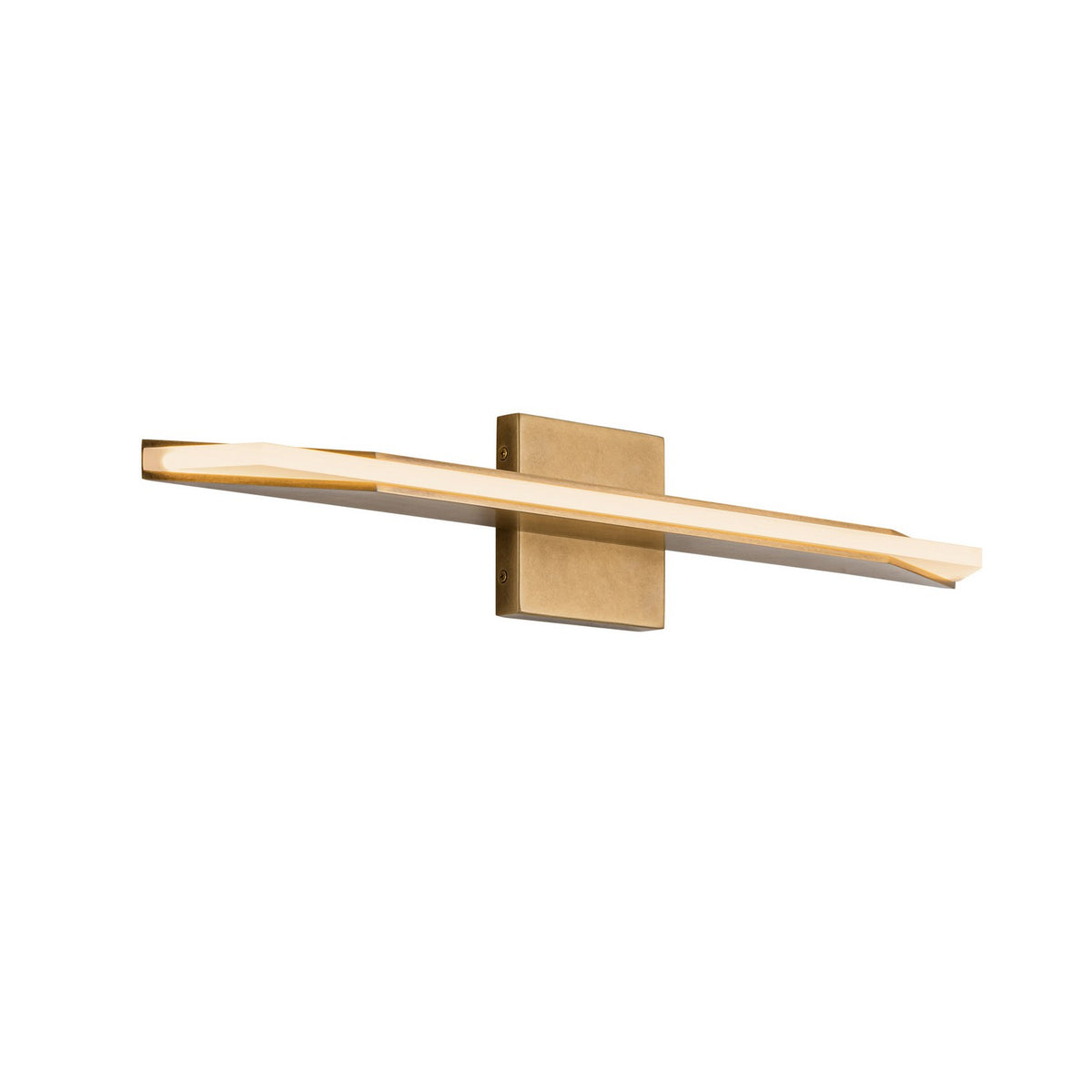 Barre d'éclairage de salle de bain Tachi Laiton vintage – vue 2