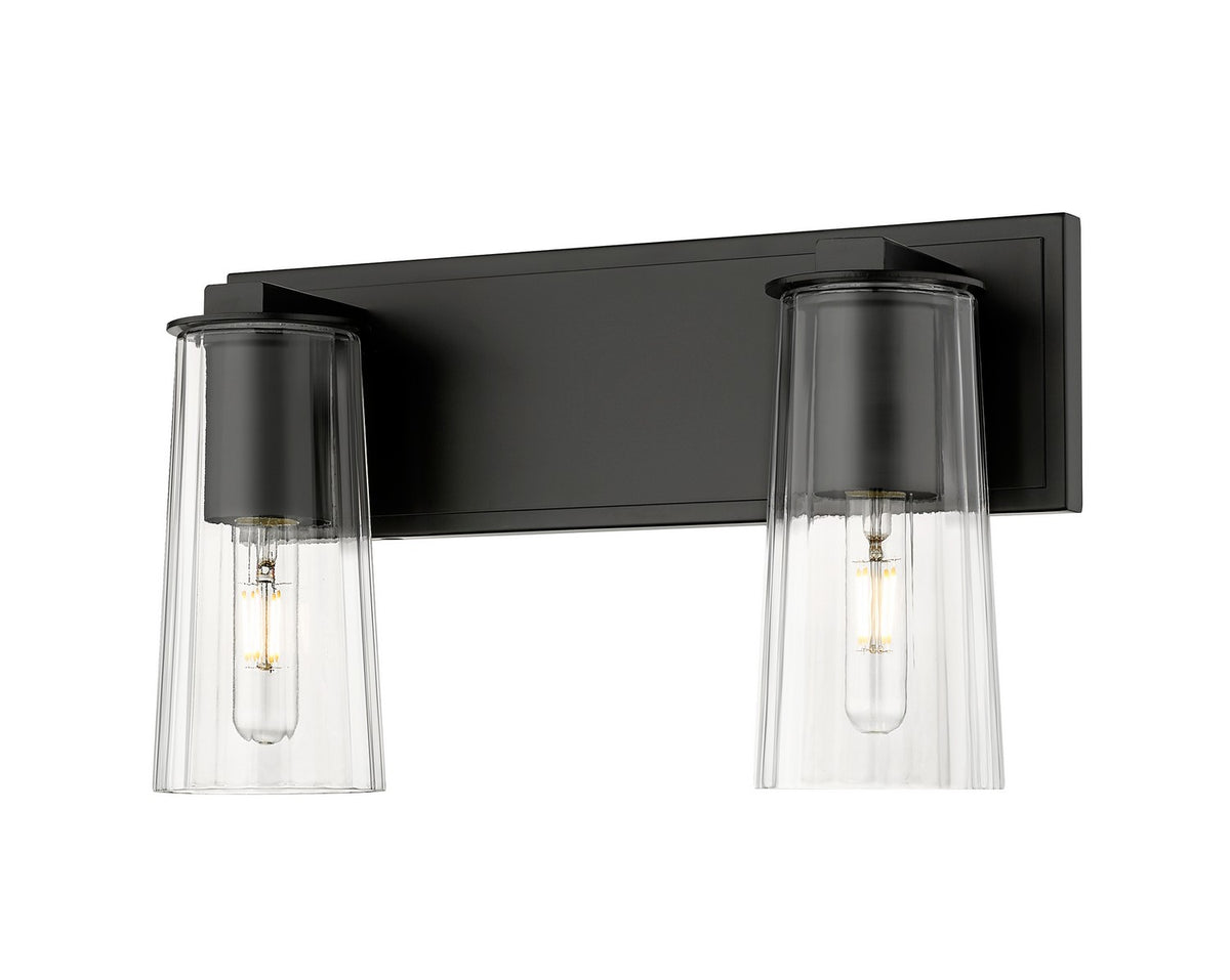 Luminaire de vanité Titus Noir mat, 16" – Z-Lite
