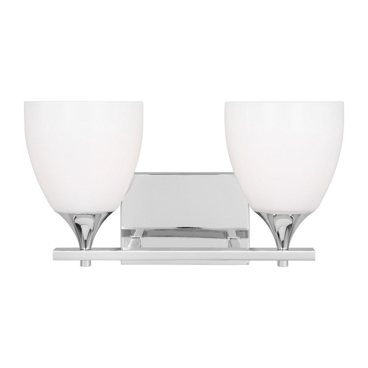 Luminaire de vanité Toffino - Chrome Opalin 16" by Visual Comfort Studio | Luminaires & cie