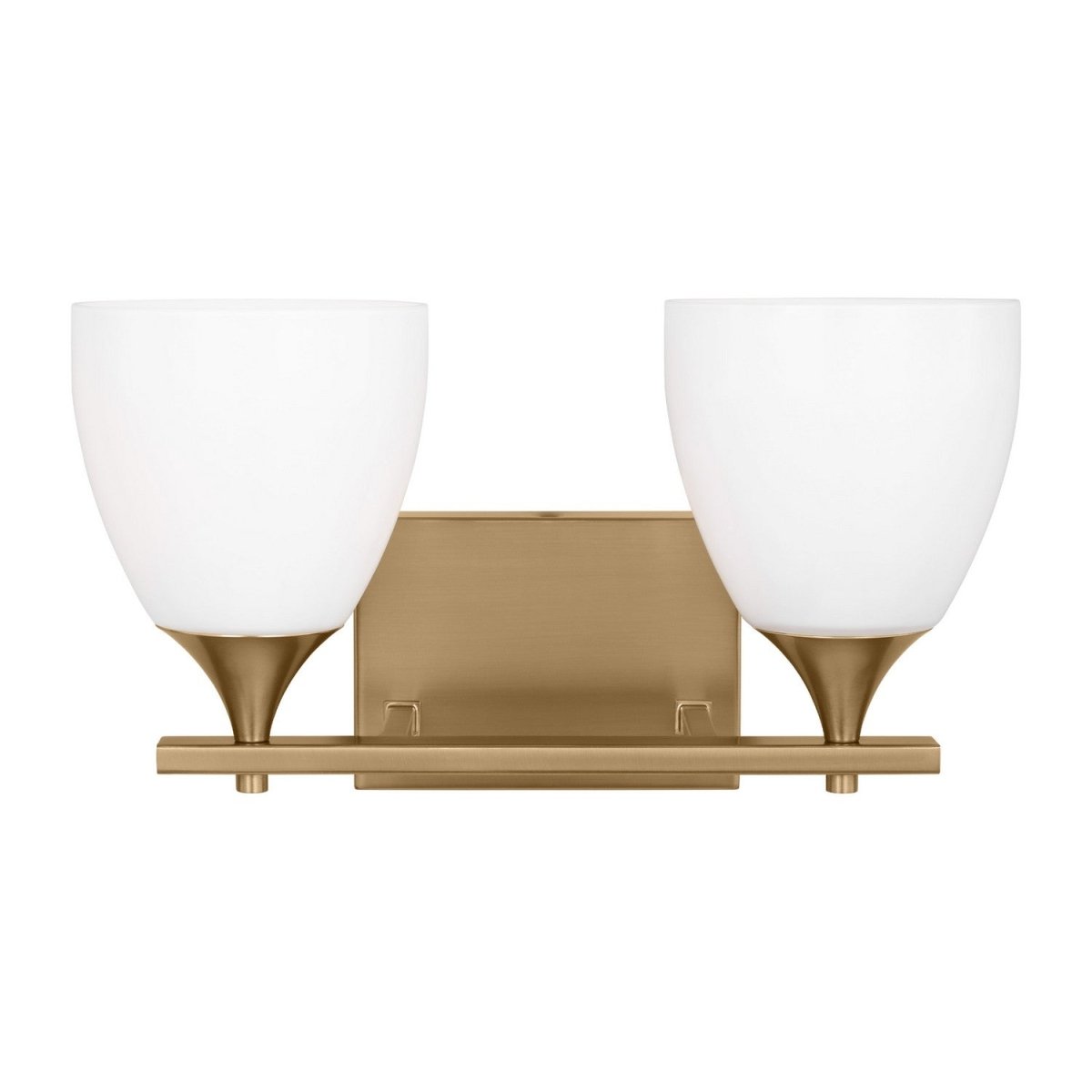 Luminaire de vanité Toffino - Laiton satiné Opalin 16" by Visual Comfort Studio | Luminaires & cie