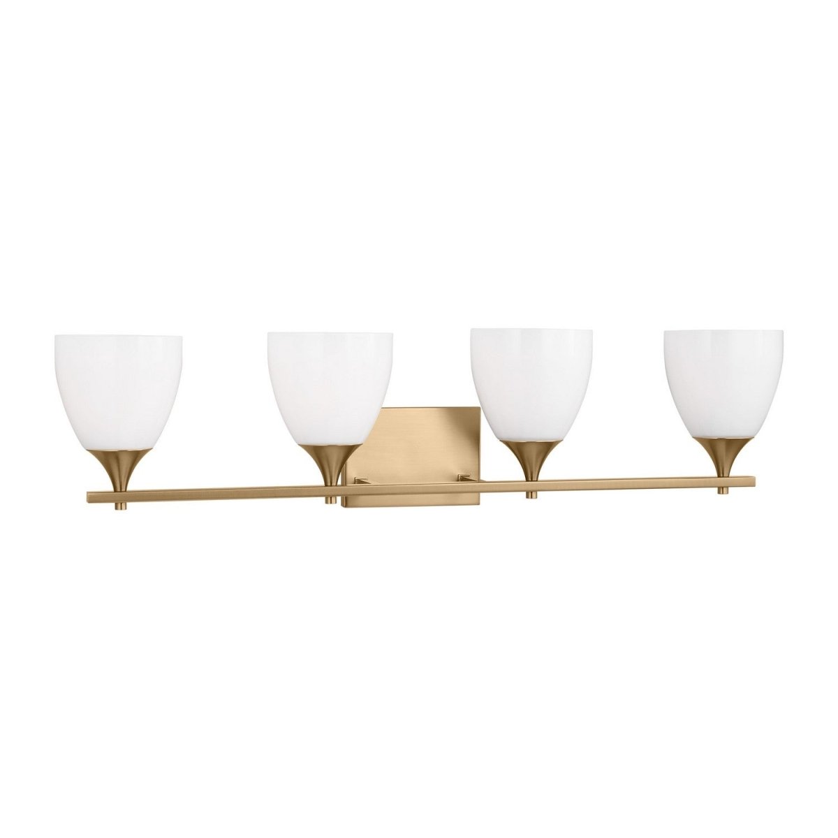 Luminaire de vanité Toffino - Laiton satiné Verre craquelé transparent 36" by Visual Comfort Studio | Luminaires & cie