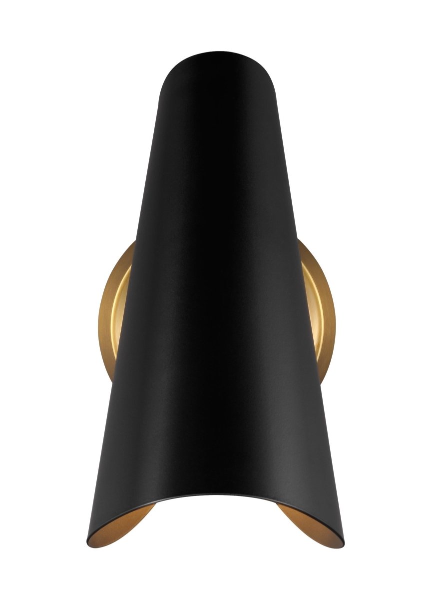 Luminaire de vanité Tresa - Noir de minuit et laiton brunis 5 1/4" by Visual Comfort Studio | Luminaires & cie