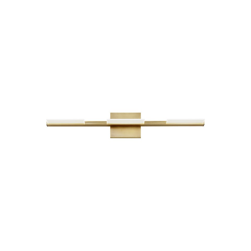 Luminaire de vanité Tris - Laiton vieilli by Tech Lighting | Luminaires & cie