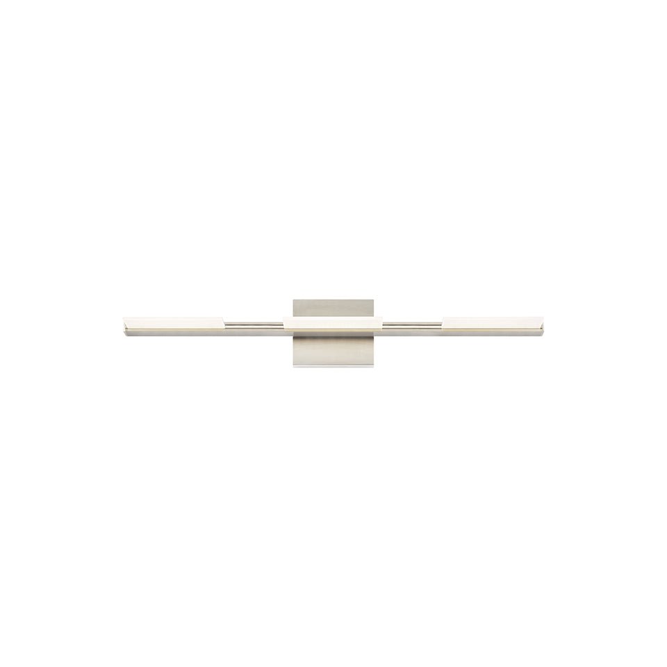 Luminaire de vanité Tris - Nickel satiné by Tech Lighting | Luminaires & cie