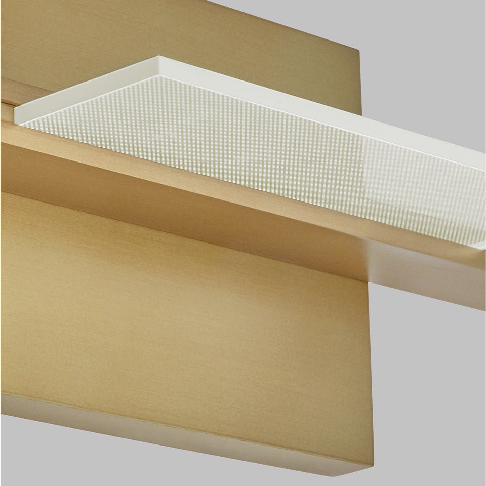 Luminaire de vanité Tris - Nickel satiné by Tech Lighting | Luminaires & cie