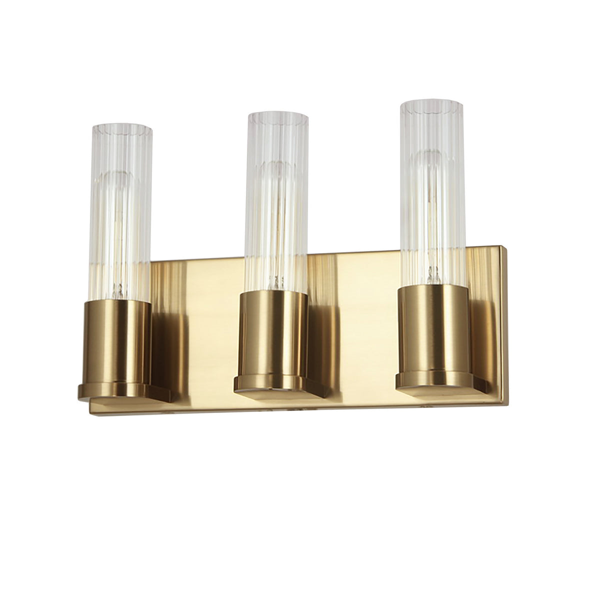 Luminaire de vanité Tube 12 3/4", Laiton vieilli – Dainolite