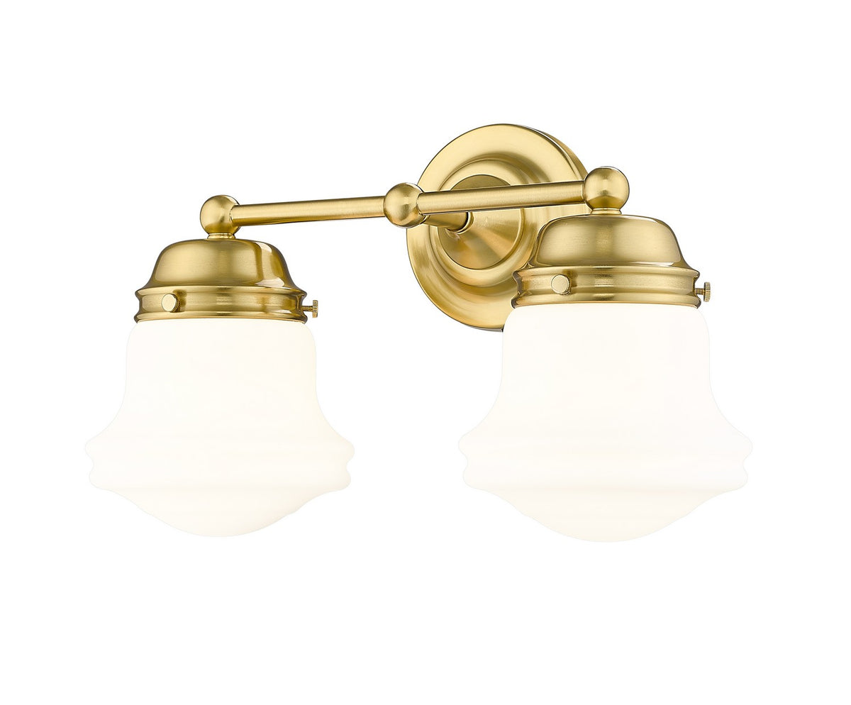 Luminaire de vanité Vaughn Or luxe, Opale mate, 15 1/2" – Z-Lite