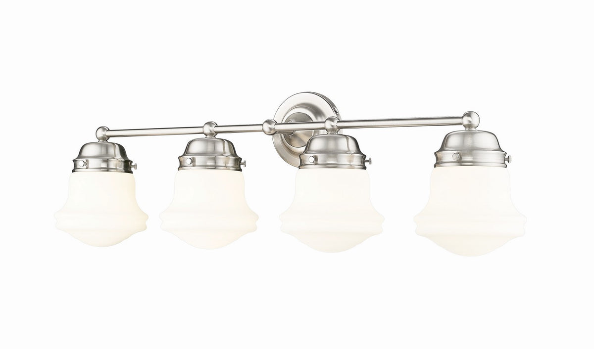 Luminaire de vanité Vaughn Nickel brossé, Opale mate, 31 1/2" – Z-Lite