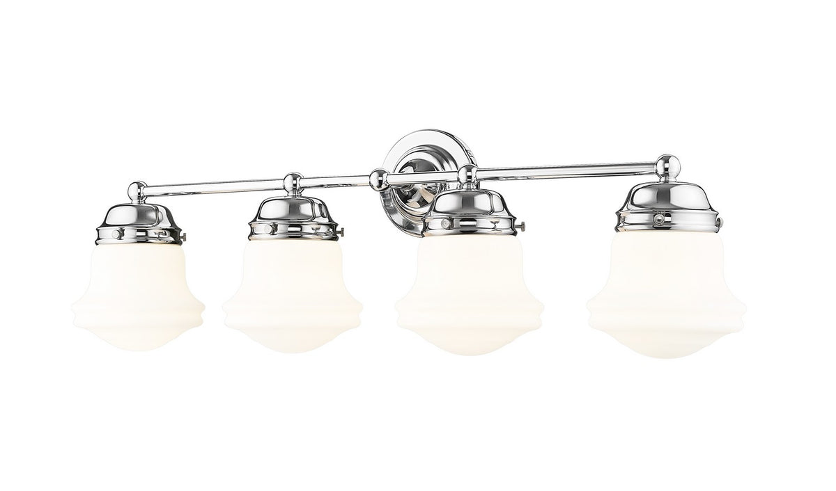 Luminaire de vanité Vaughn Chrome, Opale mate, 31 1/2" – Z-Lite