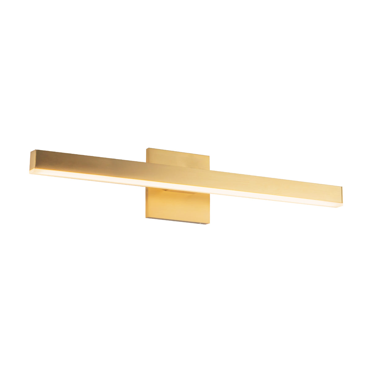 Barre d'éclairage de salle de bain Vega Or brossé, 23", 3000K – vue 2