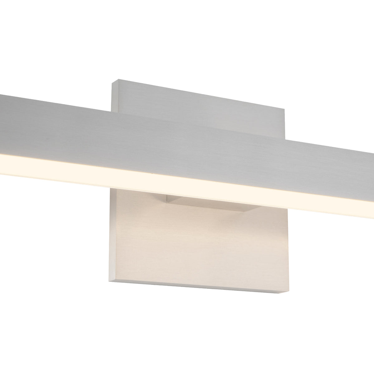 Barre d'éclairage de salle de bain Vega Nickel brossé, 23", 3000K – vue 5