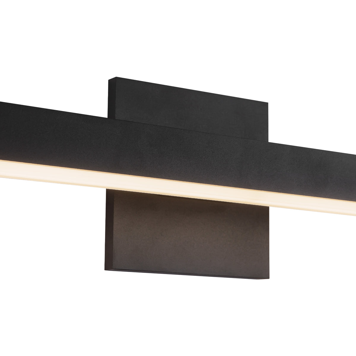 Barre d'éclairage de salle de bain Vega Noir, 37", 3000K – vue 5