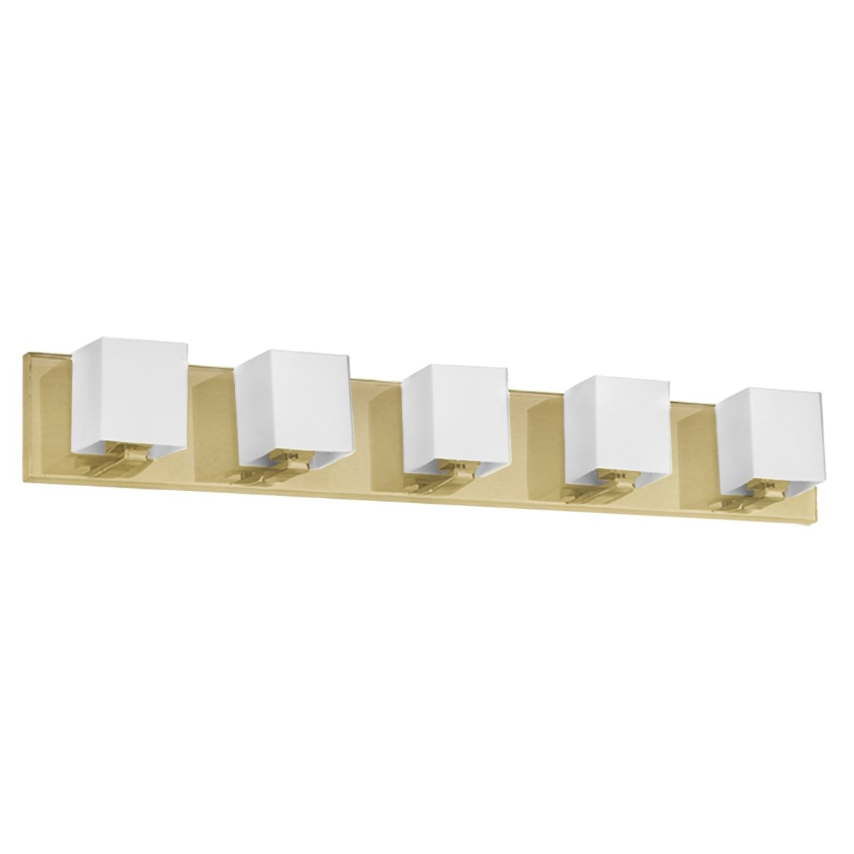 Luminaire de vanité Verona - Laiton vieilli 29 1/2" by Dainolite | Luminaires & cie