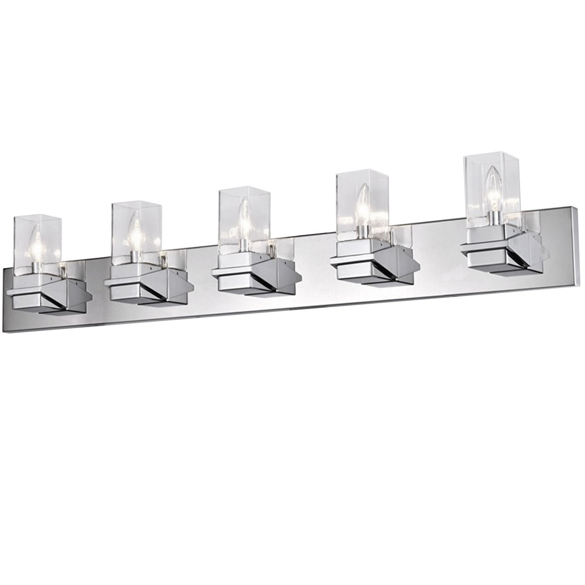 Luminaire de vanité Veronica - Chrome poli 40" by Dainolite | Luminaires & cie