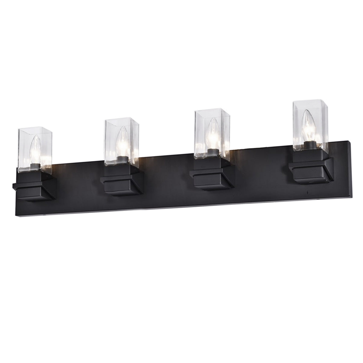 Luminaire de vanité Veronica Noir mat, 32" – Dainolite