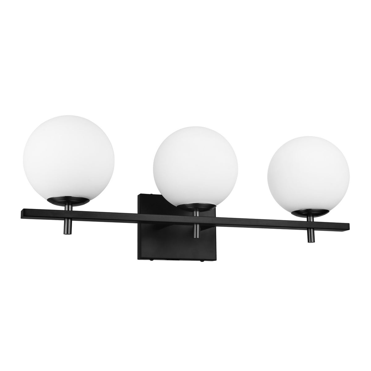 Luminaire de vanité Vivaldi 23 3/4", Noir / Noir mat – vue 2