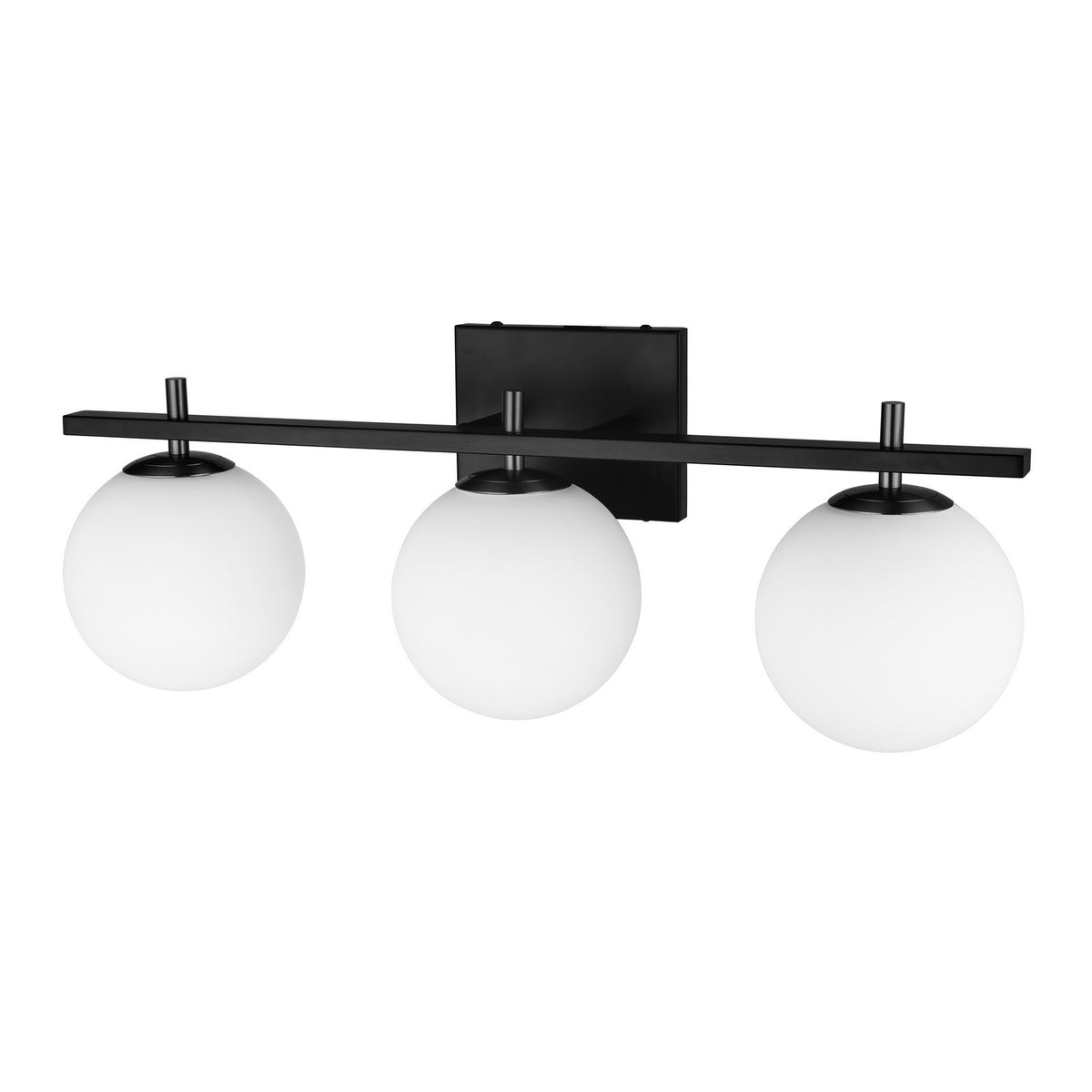 Luminaire de vanité Vivaldi 23 3/4", Noir / Noir mat – Dainolite