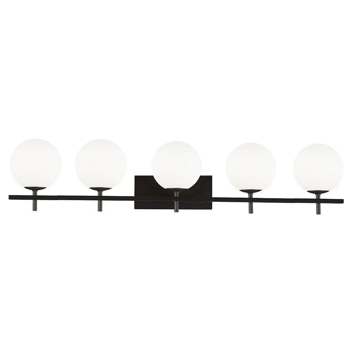 Luminaire de vanité Vivaldi 41 1/4", Noir / Noir mat – vue 2