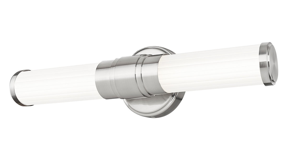 Barre d'éclairage de salle de bain Warwick Nickel brossé, 18 1/2" – vue 2
